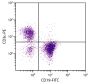 BALB/c mouse splenocytes were stained with Rat Anti-Mouse CD19-FITC (SB Cat. No. 1575-02S) and Rat Anti-Mouse CD3ε-PE (SB Cat. No. 1535-09).